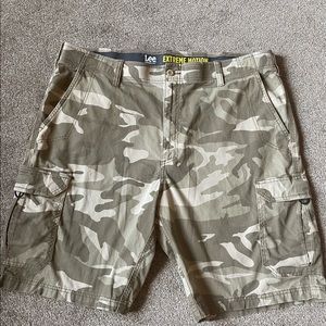 Lee Extreme Motion Camo Cargo Shorts